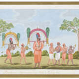A GROUP OF ELEVEN PAINTINGS DEPICTING PROCESSIONS AND FESTIVITIES - фото 5