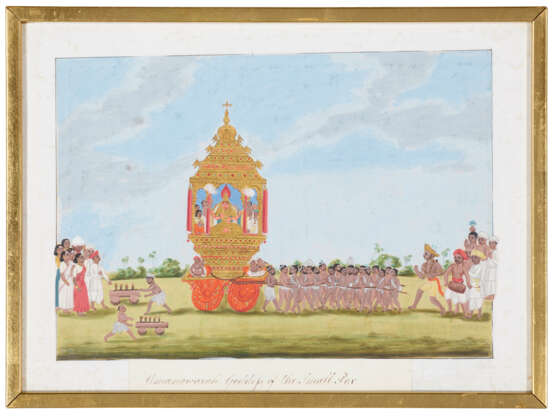 A GROUP OF ELEVEN PAINTINGS DEPICTING PROCESSIONS AND FESTIVITIES - photo 6