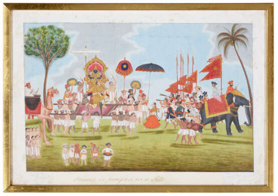 A GROUP OF ELEVEN PAINTINGS DEPICTING PROCESSIONS AND FESTIVITIES - фото 7