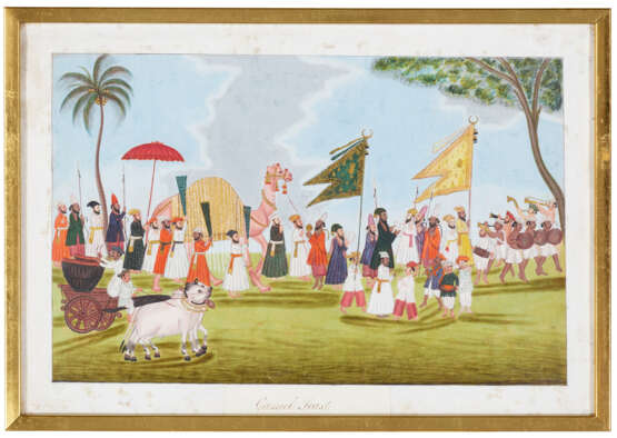 A GROUP OF ELEVEN PAINTINGS DEPICTING PROCESSIONS AND FESTIVITIES - фото 9