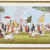 A GROUP OF ELEVEN PAINTINGS DEPICTING PROCESSIONS AND FESTIVITIES - Foto 9