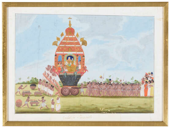 A GROUP OF ELEVEN PAINTINGS DEPICTING PROCESSIONS AND FESTIVITIES - фото 10