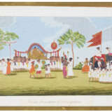 A GROUP OF ELEVEN PAINTINGS DEPICTING PROCESSIONS AND FESTIVITIES - фото 12