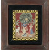 A GROUP OF THREE REVERSE GLASS PAITINGS - photo 9