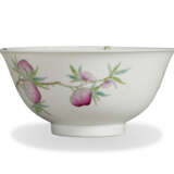 A FAMILLE ROSE 'PEACH AND LINGZHI' BOWL - photo 3