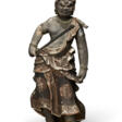 A WOOD SCULPTURE OF STANDING FUDO MYOO (ACALA) - Archives des enchères