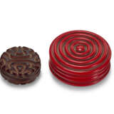 A GROUP OF FOUR LACQUER INCENSE BOXES - photo 1