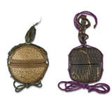 TWO RATTAN INRO (TONKOTSU TYPE) - Foto 2