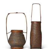 TWO BAMBOO BASKETS - photo 3