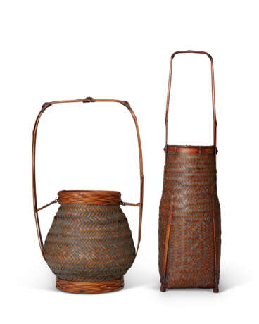 TWO BAMBOO BASKETS - Foto 3