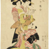 CHOBUNSAI EISHI (1756-1829), KIKUGAWA EIZAN (1787-1867) AND UTAGAWA YOSHIIKU (1833-1904) - Foto 3