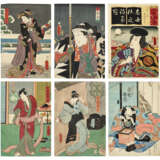 UTAGAWA TOYOKUNI III (1786-1865) AND UTAGAWA KUNISADA (1786-1864) - Foto 1