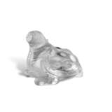 A ROCK CRYSTAL FIGURE OF A MYTHICAL BEAST - photo 1