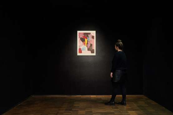 Serge Poliakoff. Composition rouge, carmin et jaune - Foto 3