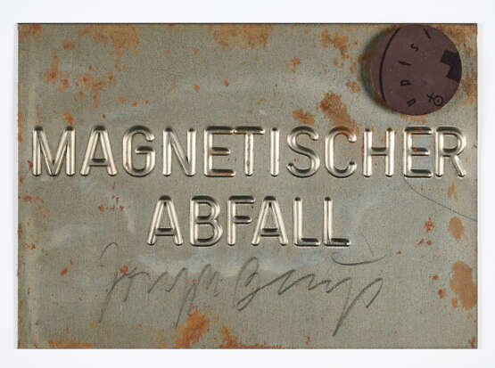 Joseph Beuys. Magnetischer Abfall - photo 1