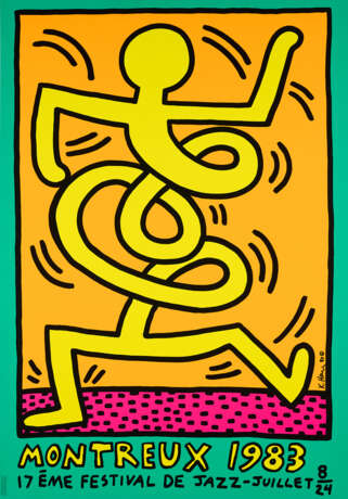 Keith Haring. Mixed lot of 3 posters on the occasion of the jazz festival in Montreux - photo 6