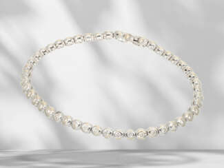 Bracelet: high-quality, handcrafted tennis bracelet with bri…