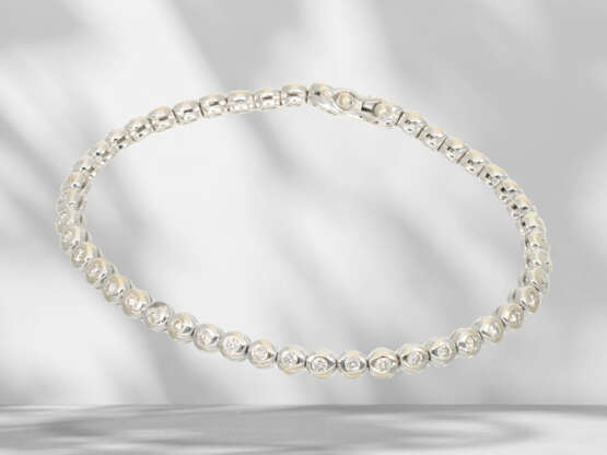 Bracelet: high-quality, handcrafted tennis bracelet with bri… - фото 1