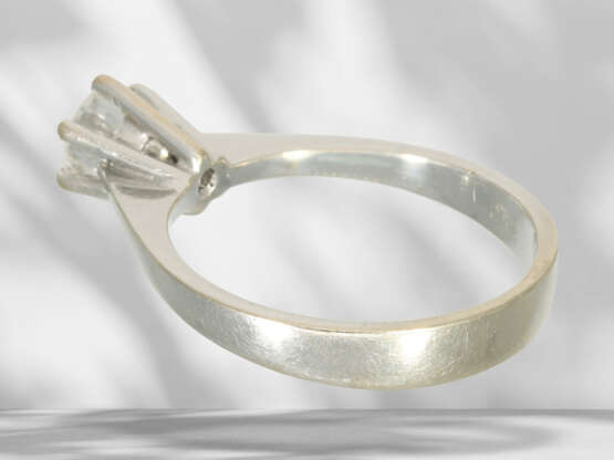 Ring: vintage Solitär-Brillantring, schöner Brillant von ca.… - Foto 4