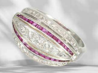 Ring: high-quality vintage designer goldsmith ring made of p…