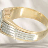 Ring: vintage designer brilliant-cut diamond gold ring, soli… - photo 5