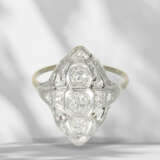 Ring: old/antique brilliant-cut diamond/diamond goldsmith ri… - фото 2