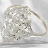 Ring: old/antique brilliant-cut diamond/diamond goldsmith ri… - фото 3