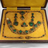Jewellery set: antique, extremely decorative jewellery set w… - photo 1