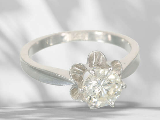 Ring: vintage Solitär-Brillantring, ca. 1ct… - Foto 3