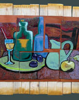 натюрморт с голубой бутылкой натюрморт с голубой бутылкой