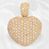 Pendant: luxury diamond pendant "Heart" with approx. 1.6ct d… - photo 1