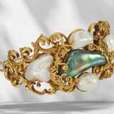 Bracelet: interesting and very unusual antique bracelet/bang… - photo 7