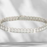 Bracelet: white gold vintage Revière bracelet with brilliant… - photo 1