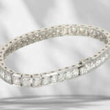 Bracelet: white gold vintage Revière bracelet with brilliant… - фото 3