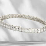 Bracelet: white gold vintage Revière bracelet with brilliant… - фото 4