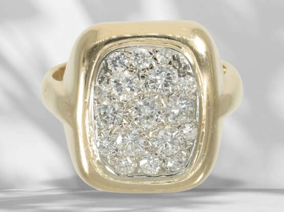 Ring: handgefertigter Brillant-Goldschmiedering, ca. 1ct Bri… - Foto 2