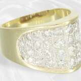 Fancy brilliant-cut diamond gold ring, approx. 1ct brilliant… - фото 5