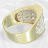 Fancy brilliant-cut diamond gold ring, approx. 1ct brilliant… - фото 6