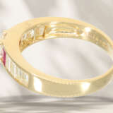Ring: fine ring with baguette diamonds, princess-cut diamond… - photo 4