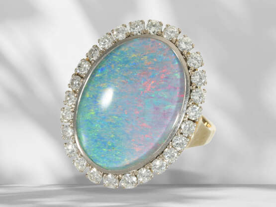 Ring: very beautiful, formerly expensive vintage opal/brilli… - фото 1