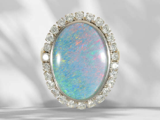 Ring: very beautiful, formerly expensive vintage opal/brilli… - photo 3