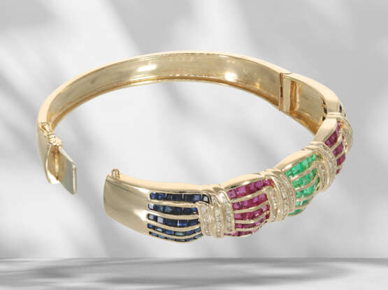 Modern and very attractive multicolour bangle with brilliant… - фото 4