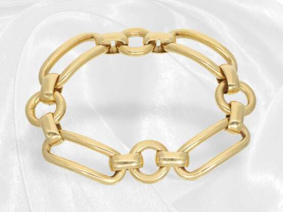 Heavy and extremely solid 18K gold designer bracelet, handma… - photo 1