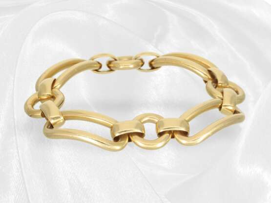 Heavy and extremely solid 18K gold designer bracelet, handma… - photo 2