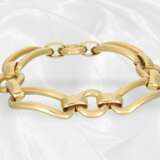 Heavy and extremely solid 18K gold designer bracelet, handma… - photo 2