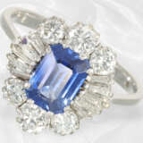Very beautiful goldsmith's ring with fine gemstone setting, … - photo 1