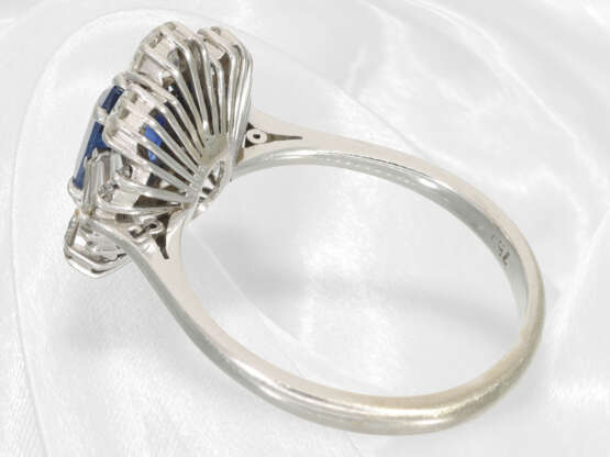Very beautiful goldsmith's ring with fine gemstone setting, … - photo 5