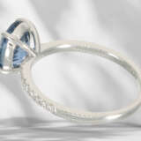 Ring: fine white gold goldsmith ring with brilliant-cut diam… - photo 4