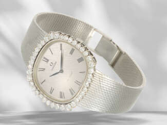 Große, hochwertige vintage Omega De Ville-Armbanduhr aus 18K…