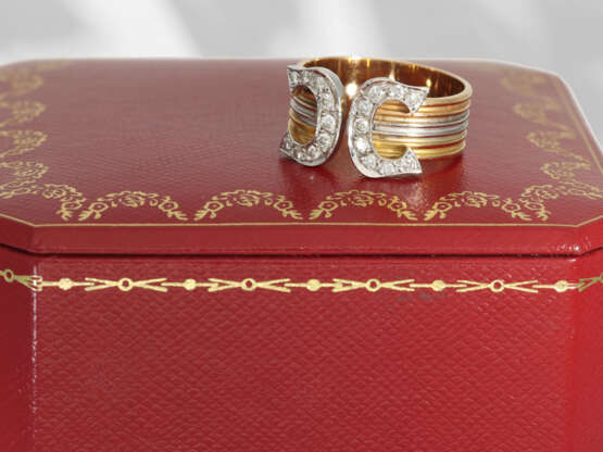 Rings: high-quality, formerly very expensive tricolour ladie… - фото 1